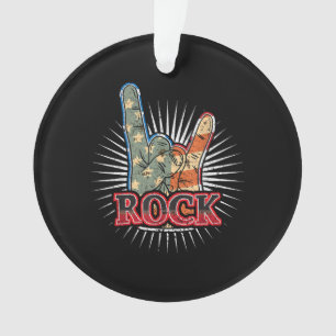 Oude Amerikaanse Rock - Bandconcertposter 70s 80s Ornament