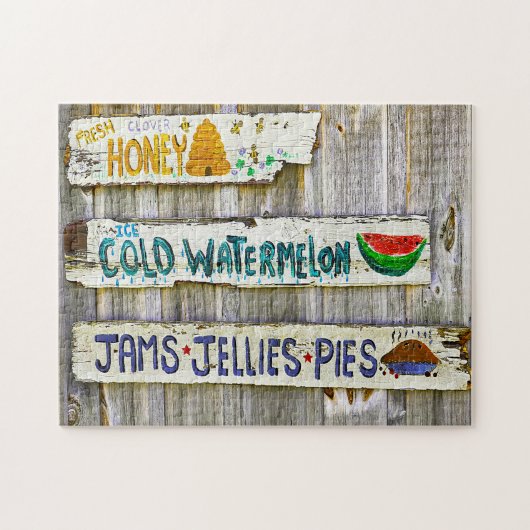 Oude Amerikaanse  signalen. Legpuzzel (Horizontaal)