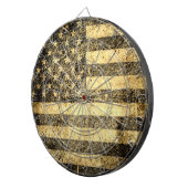 Oude Amerikaanse vlag 2 Dartbord (Voorkant Rechts)