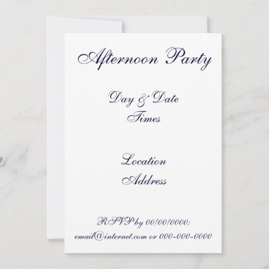 Oude Amerikaanse Vlag Aangepaste Feest Uitnodiging (Achterkant)