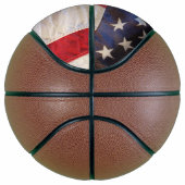 Oude Amerikaanse vlag Basketbal (Rechts)