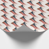 oude Amerikaanse vlag Cadeaupapier (Hoek)