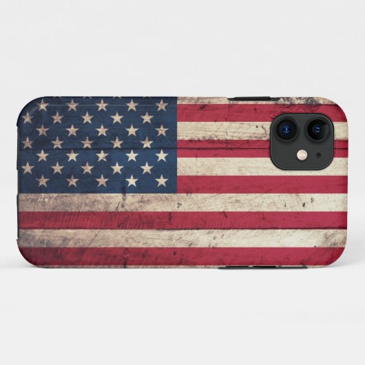 Oude Amerikaanse vlag Case-Mate iPhone Case (Achterkant (horizontaal))