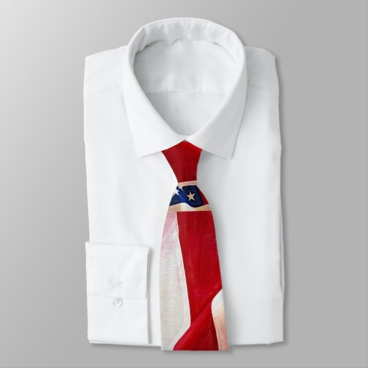 Oude Amerikaanse vlag Glory Stropdas (Gebonden)