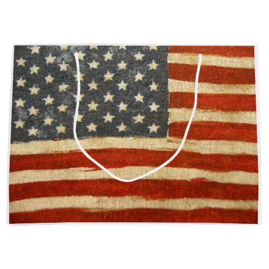 Oude Amerikaanse vlag Groot Cadeauzakje (Voorkant)