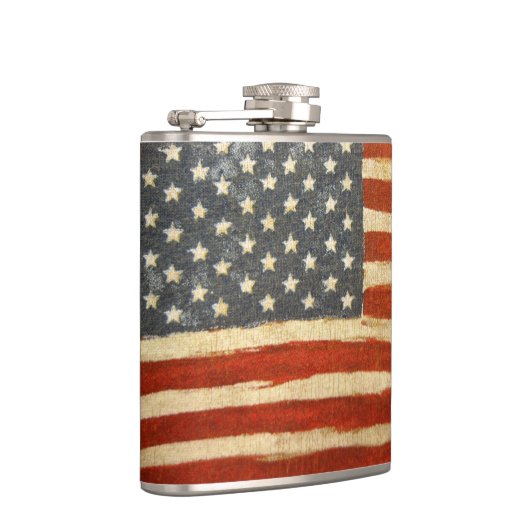 Oude Amerikaanse vlag Heupfles (Rechts)