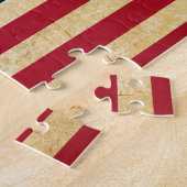 Oude Amerikaanse vlag Legpuzzel (Zijkant)