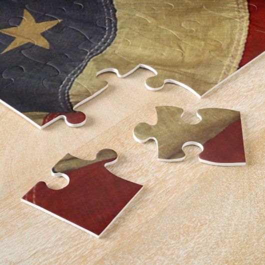 Oude Amerikaanse vlag Puzzle Legpuzzel (Zijkant)