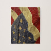 Oude Amerikaanse vlag Puzzle