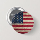 Oude Amerikaanse vlag Ronde Button 5,7 Cm (Voorkant /achterkant)