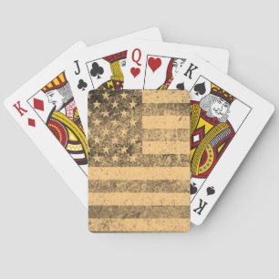 Oude Amerikaanse vlag Speelkaarten