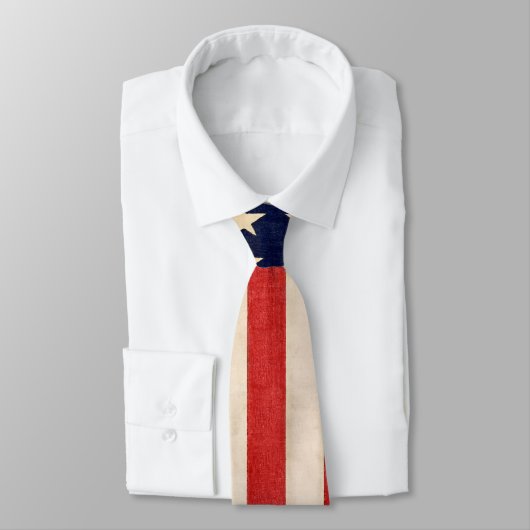 oude Amerikaanse vlag Stropdas (Gebonden)