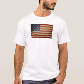 Oude Amerikaanse vlag T-shirt (Voorkant)