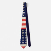 Oude Amerikaanse Vlag uit het Verleden Stropdas (Voorkant)