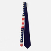 Oude Amerikaanse Vlag uit het Verleden Stropdas (Achterkant)