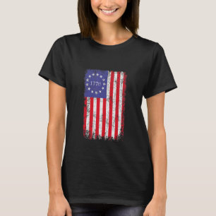 oude Amerikaanse vlagpatriotticus 1776 Wij de Pe T-shirt