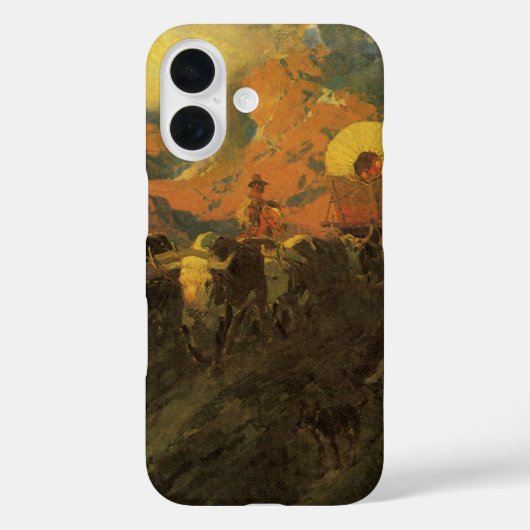 Oude Amerikaanse West, Overland Trail van Johnson Case-Mate iPhone Case (Achterkant)