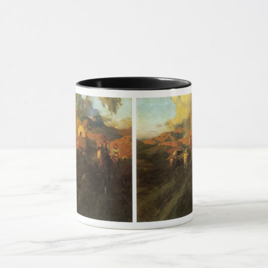 Oude Amerikaanse West, Overland Trail van Johnson Mok (Midden)