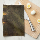 Oude Amerikaanse West, Overland Trail van Johnson Theedoek (Quarter Fold)