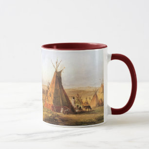 Oude Amerikaanse West, Teepees in de vlakte door B Mok