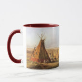 Oude Amerikaanse West, Teepees in de vlakte door B Mok (Links)
