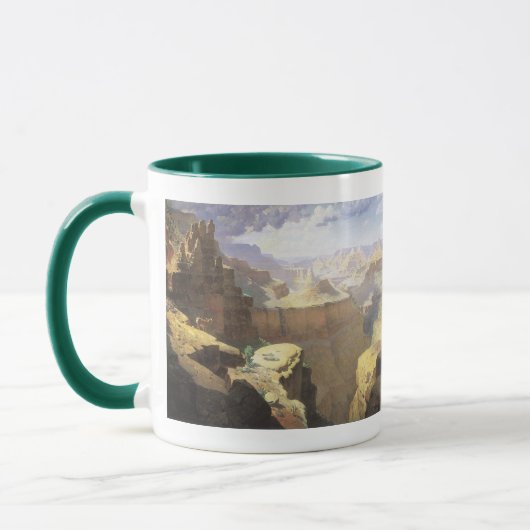 Oude Amerikaanse Westerse Kunst, Grand Canyon door Mok (Links)