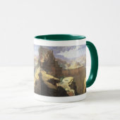 Oude Amerikaanse Westerse Kunst, Grand Canyon door Mok (Voorkant rechts)