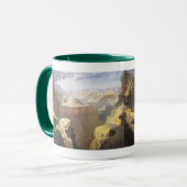 Oude Amerikaanse Westerse Kunst, Grand Canyon door Mok (Voorkant links)