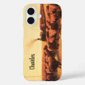 Oude Amerikaanse Westerse kunst, tegengehouden doo Case-Mate iPhone Case (Achterkant)