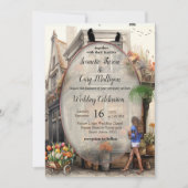 Oude Amsterdamse Bloemenwinkel Anton Pieck stijl K Kaart (Voorkant)