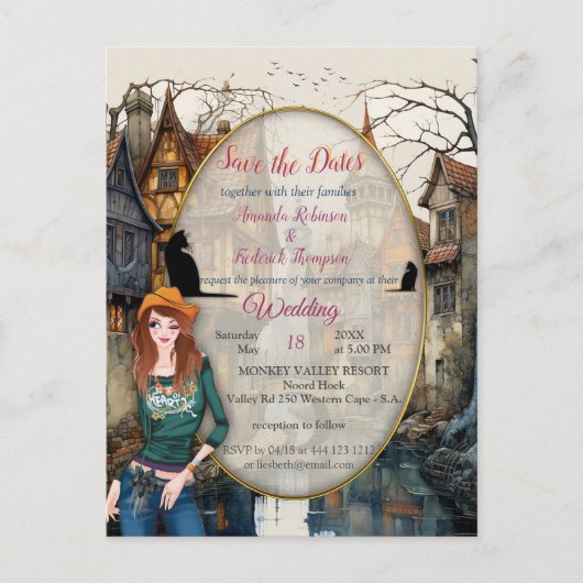  Oude Amsterdamse Kunst Briefkaart (Voorkant)