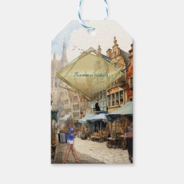  Oude Amsterdamse Kunst Cadeaulabel