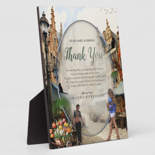  Oude Amsterdamse Kunst Fotoplaat (Zijkant)