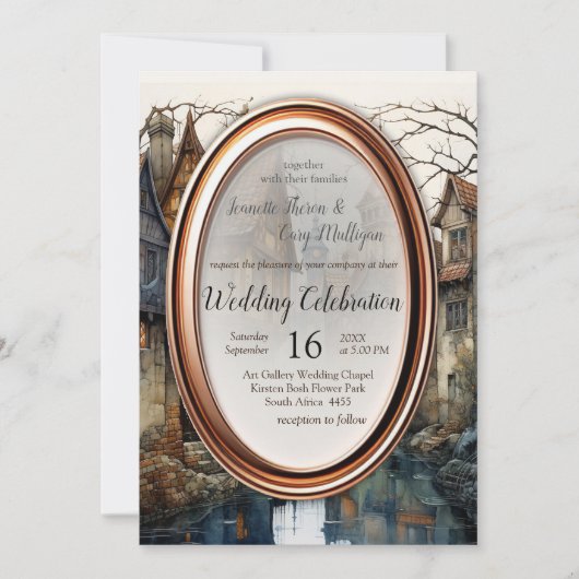  Oude Amsterdamse Kunst Kaart (Voorkant)