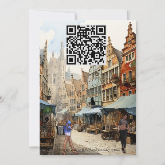  Oude Amsterdamse Kunst Kaart (Achterkant)