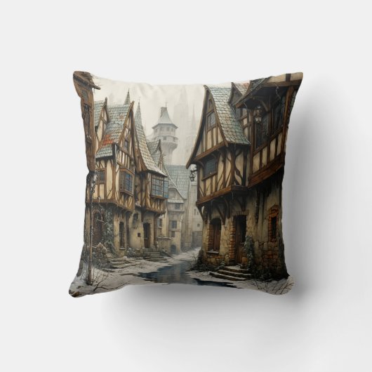  Oude Amsterdamse Kunst Kussen (Achterkant)