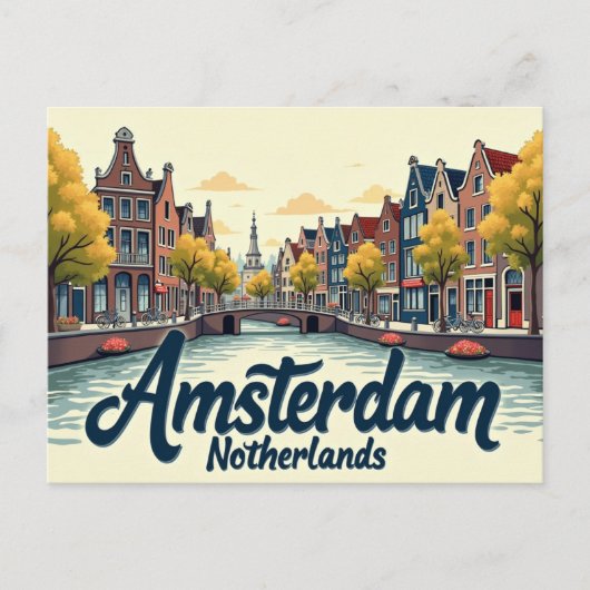 Oude Amsterdamse Scènes Briefkaart (Voorkant)