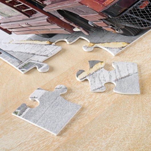 Oude Anchorage trolley, Alaska Legpuzzel (Zijkant)