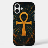 Oude Ankh Heilige Mysterie Gouden Straling Case-Mate iPhone Case (Achterkant)