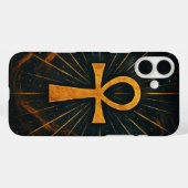 Oude Ankh Heilige Mysterie Gouden Straling Case-Mate iPhone Case (Achterkant (horizontaal))