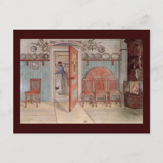 Oude Anna (in de keuken) Briefkaart (Voorkant)