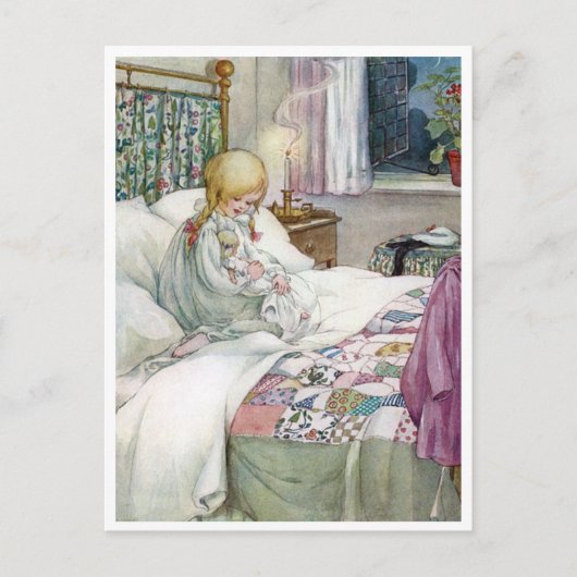 Oude Anne Anderson Daisy My Dolly Briefkaart (Voorkant)