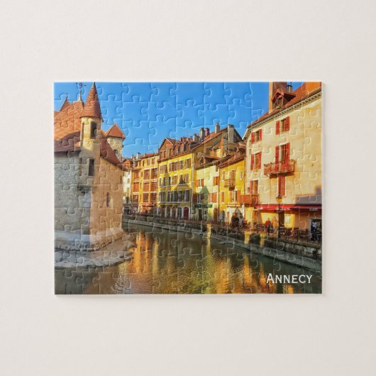 Oude Annecy, Franse Alpen Legpuzzel (Horizontaal)