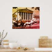 Oude ansicht Oostenrijk Weens parlement Poster (Keuken)