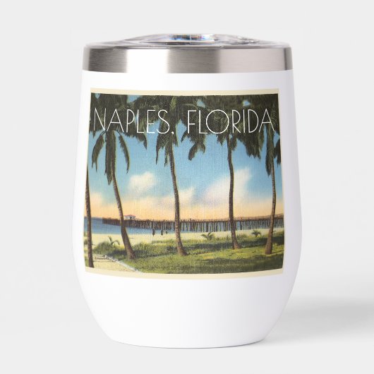 Oude Ansicht van Naples, Florida aan de golf (Voorkant)