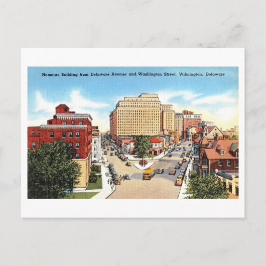 Oude Ansicht van Wilmington, Delaware, Briefkaart (Voorkant)
