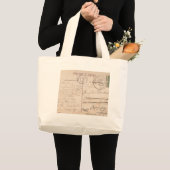 Oude ansichtkaart aan Amelia Grote Tote Bag (Voorkant (product))