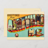 Oude ansichtkaart Asheville NC Briefkaart (Voorkant / Achterkant)