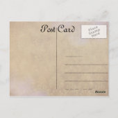Oude ansichtkaart briefkaart (Achterkant)