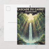 Oude ansichtkaart Cascade du Carbet  Briefkaart (Voorkant / Achterkant)
